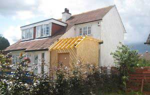 extension and garage conversion